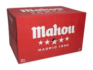 CERVEZA MAHOU CINCO ESTRELLAS 33 CL. CAJA 24 UDS