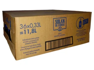 AGUA SOLAN DE CABRAS BOTELLA 33 CL 36 UDS