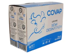 LECHE COVAP MINI BRIK SEMI PACK 6 UDS