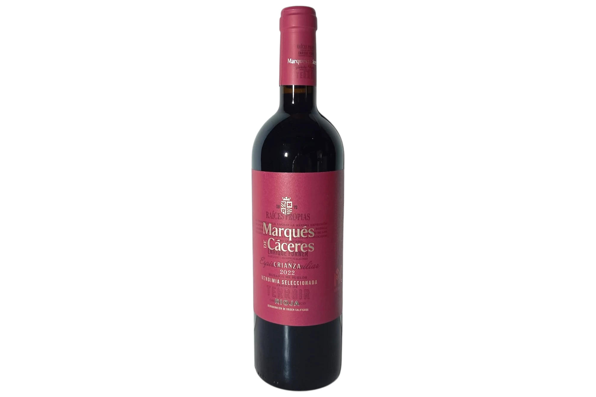 VINO MARQUES DE CACERES TINTO BOTELLA 75 CL