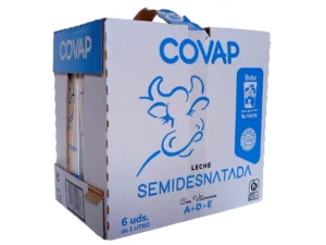 CAJA DE LECHE COVAP SEMI BRIK 1 L