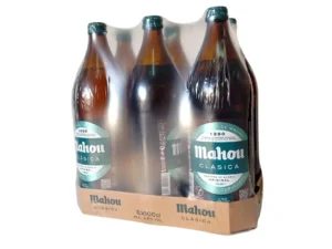 MAHOU LITRO CAJA 6 UDS