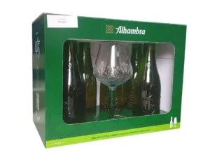 CERVEZA ALHAMBRA 6 UDS+COPA