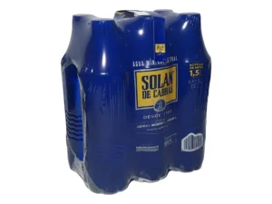 AGUA SOLAN DE CABRAS 1,5 LITROS PACK 6