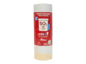 BOLSA BASURA 50 LITROS PERFUMADAS 15 UNIDADES