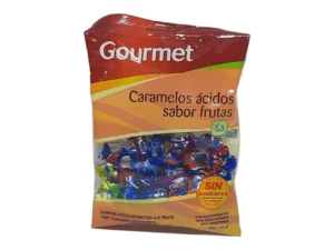 BOLSA CARAMELOS ACIDOS SIN AZUCAR GOURMET