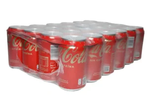 BOTE 33 CL COCACOLA SIN CAFEINA CAJA 24 UNIDADES