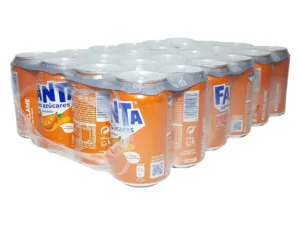 BOTE 33 CL FANTA NARANJA ZERO CAJA 24 UNIDADES