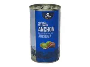 BOTE ACEITUNAS VERDES SABOR ANCHOA ALTEZA 150 GR