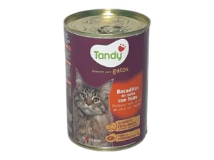 BOTE COMIDA GATO DE BUEY TANDY 415 GR