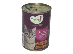 BOTE COMIDA GATO SALMON TANDY 415 GR