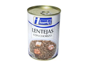 BOTE LENTEJAS CON CHORIZO HUERTAS 1-2