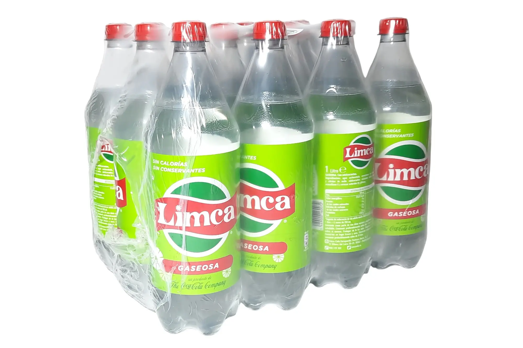 GASEOSA LIMCA BOTELLA 1 LITRO CAJA 12 UNIDADES