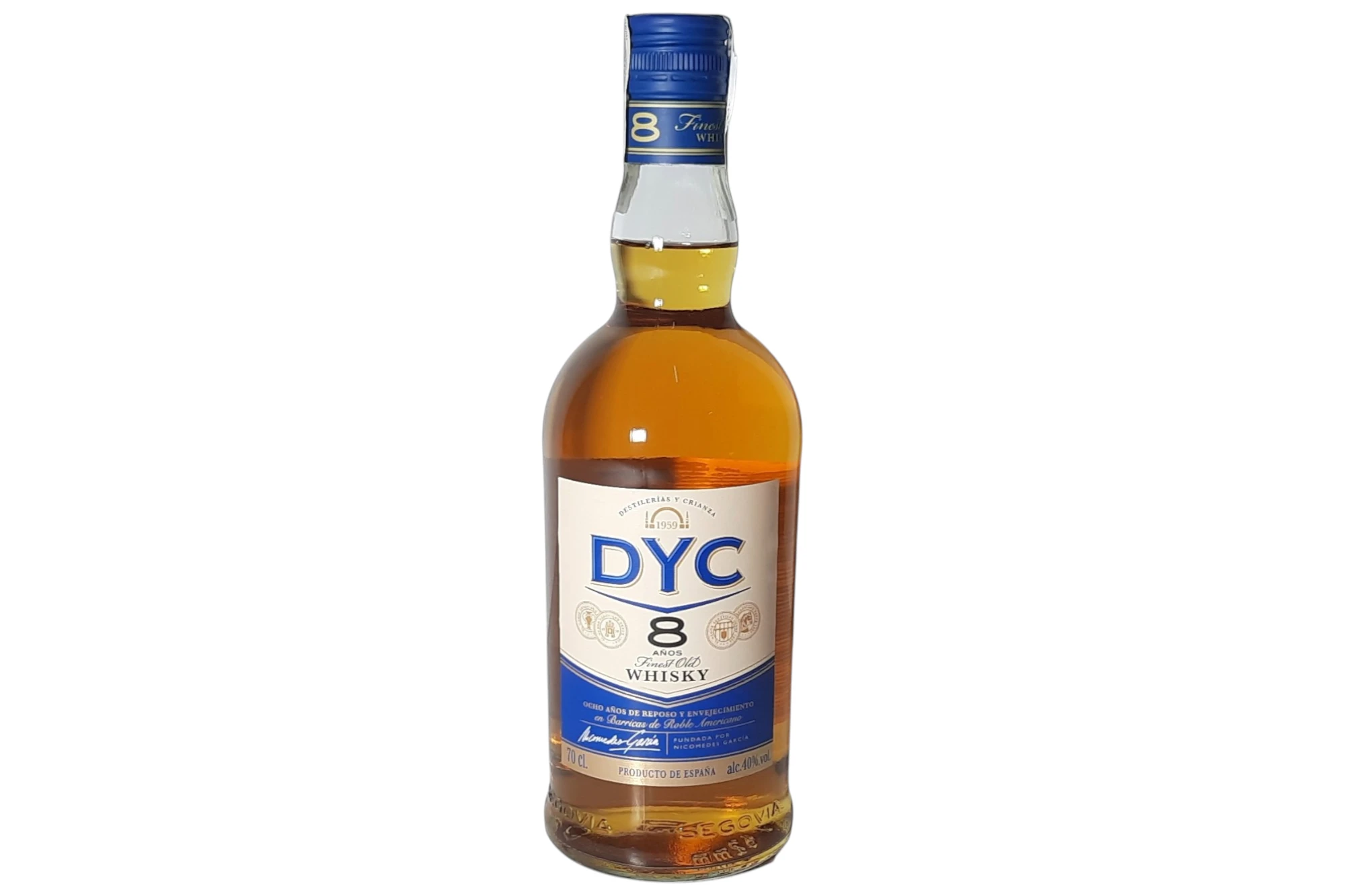 BOTELLA DYC 8 AÑOS 0,70 L