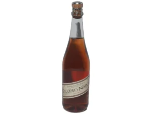 Vino Lambrusco rosado de aguja botella 75 cl