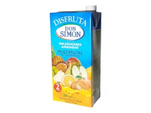 BRIK ZUMO DISFRUTA DON SIMON MULTIFRUTA SIN AZUCAR 2 LITROS