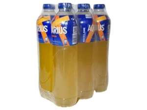 CAJA 1,5 LITROS AQUARIUS NARANJA 6 UNIDADES