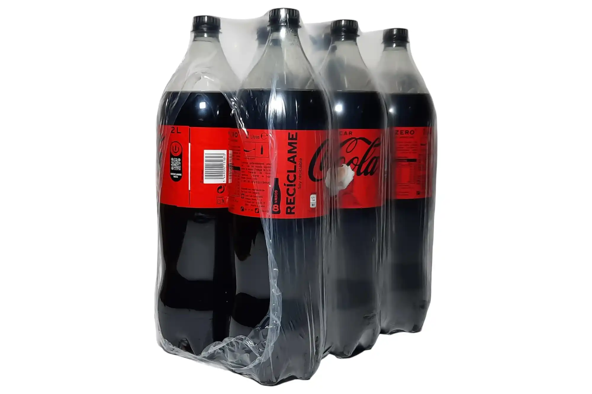 CAJA 2 LITROS COCA COLA ZERO 6 UNIDADES