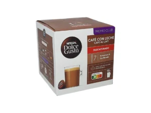 CAJA CAPSULAS DOLCE GUSTO CAFE CON LECHE DESCAFEINADO 16 CAPSULAS