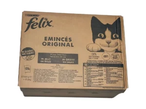 CAJA COMIDA GATOS FELIX 120 SOBRES