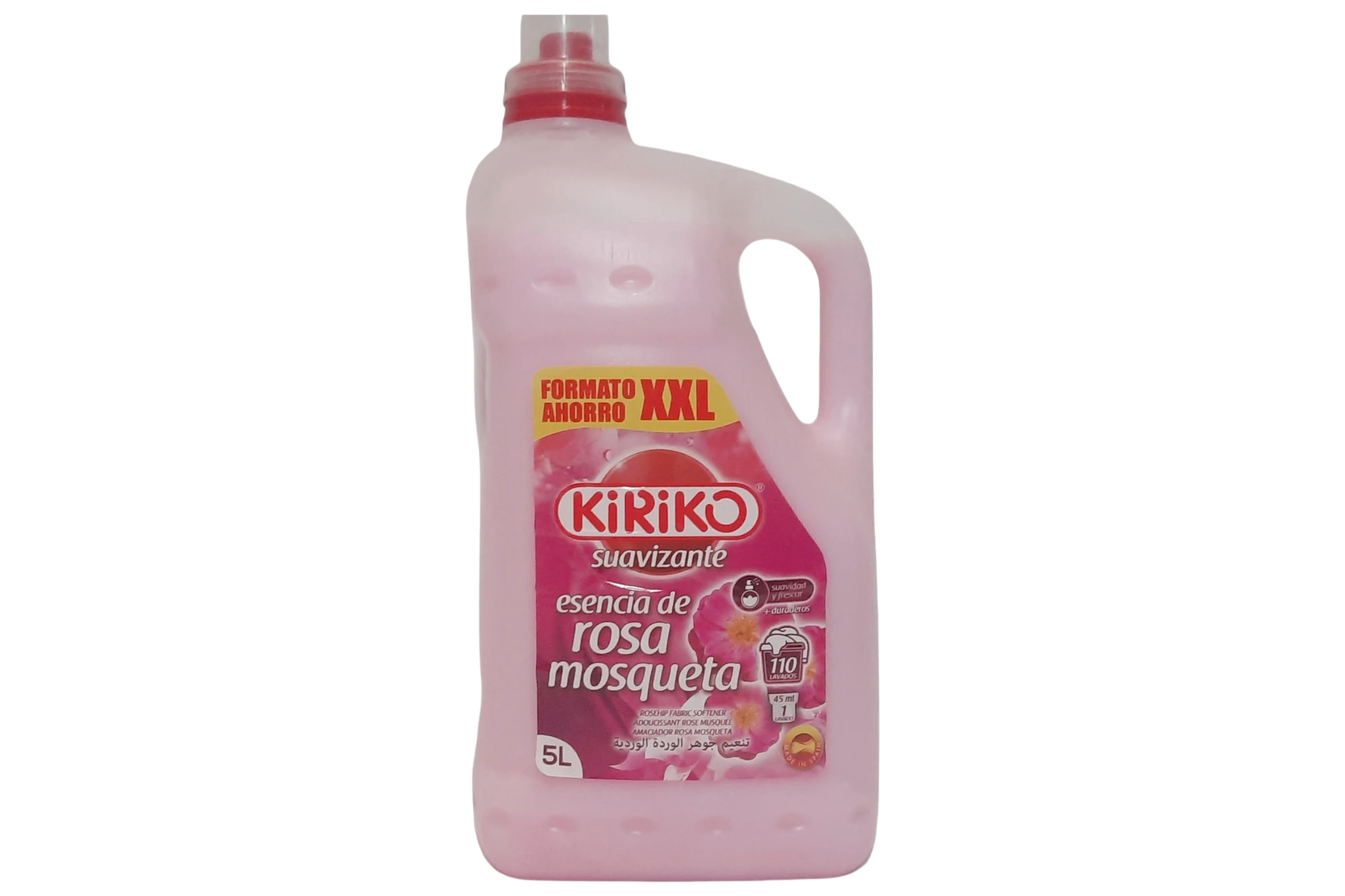 GARRAFA SUAVIZANTE KIRIKO ROSA MOSQUETA 5L