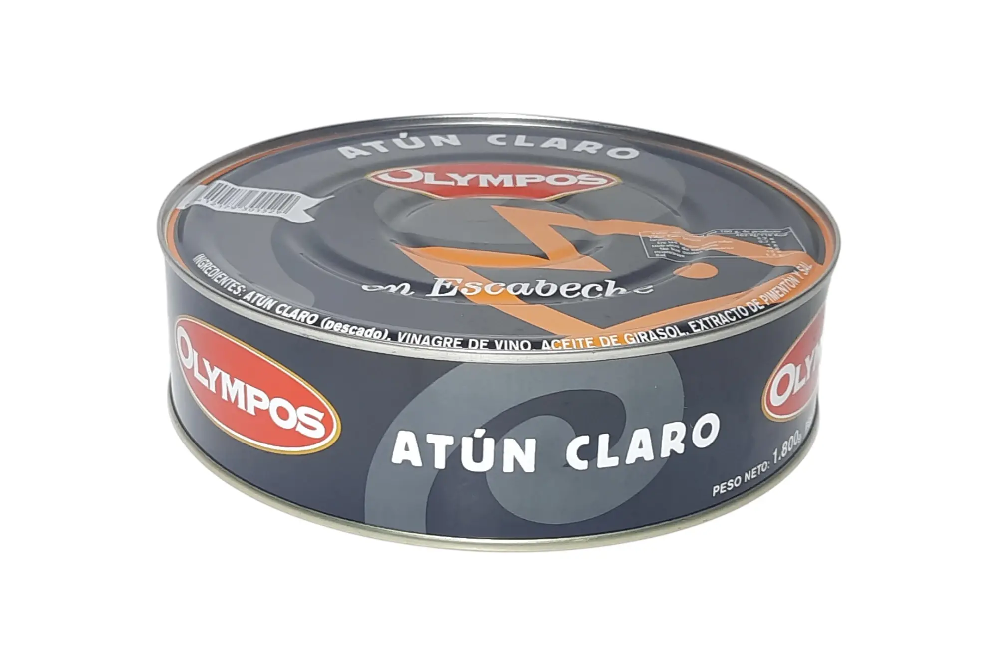 LATA DE ATUN EN ESCABECHE OLYMPOS 1800 GR
