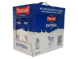 LECHE PASCUAL ENTERA 1L PACK 6