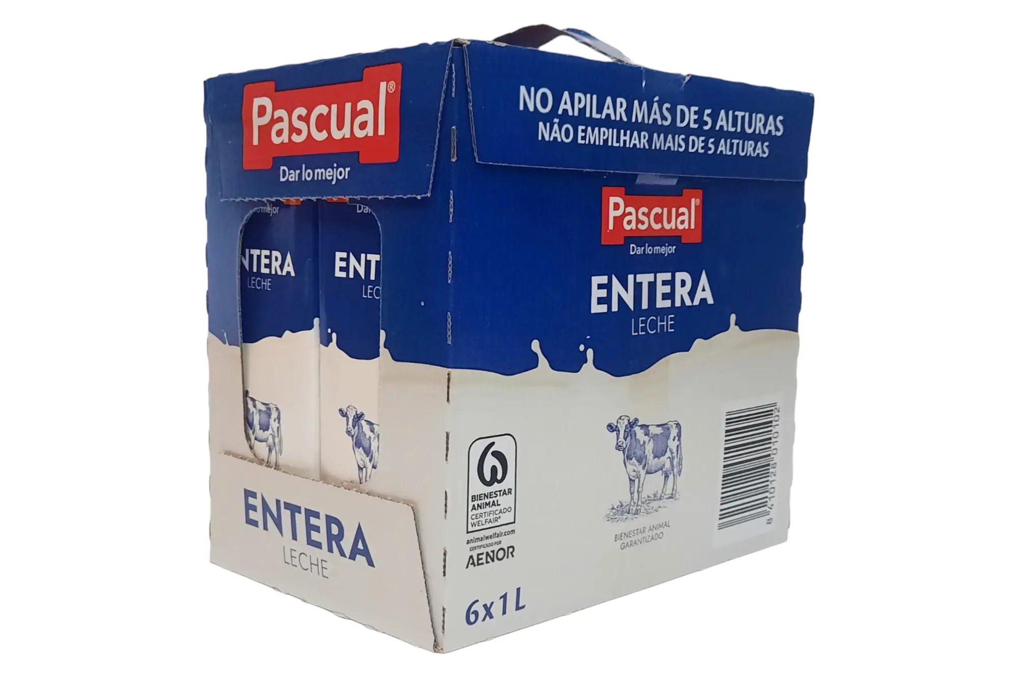LECHE PASCUAL ENTERA 1L PACK 6
