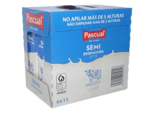 LECHE PASCUAL SEMI 1L PACK 6