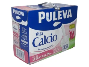 LECHE PULEVA DESNATADA CALCIO 1L PACK 6