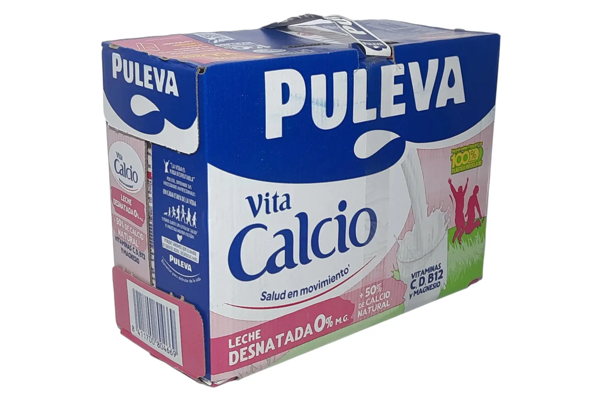 LECHE PULEVA DESNATADA CALCIO 1L PACK 6