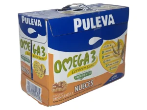 LECHE PULEVA OMEGA 3 NUECES 1L PACK 6