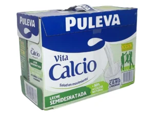LECHE PULEVA SEMI CALCIO 1L PACK 6