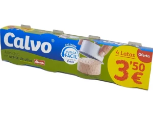 PACK 4 ATUN CLARO CALVO EN ACEITE DE OLIVA