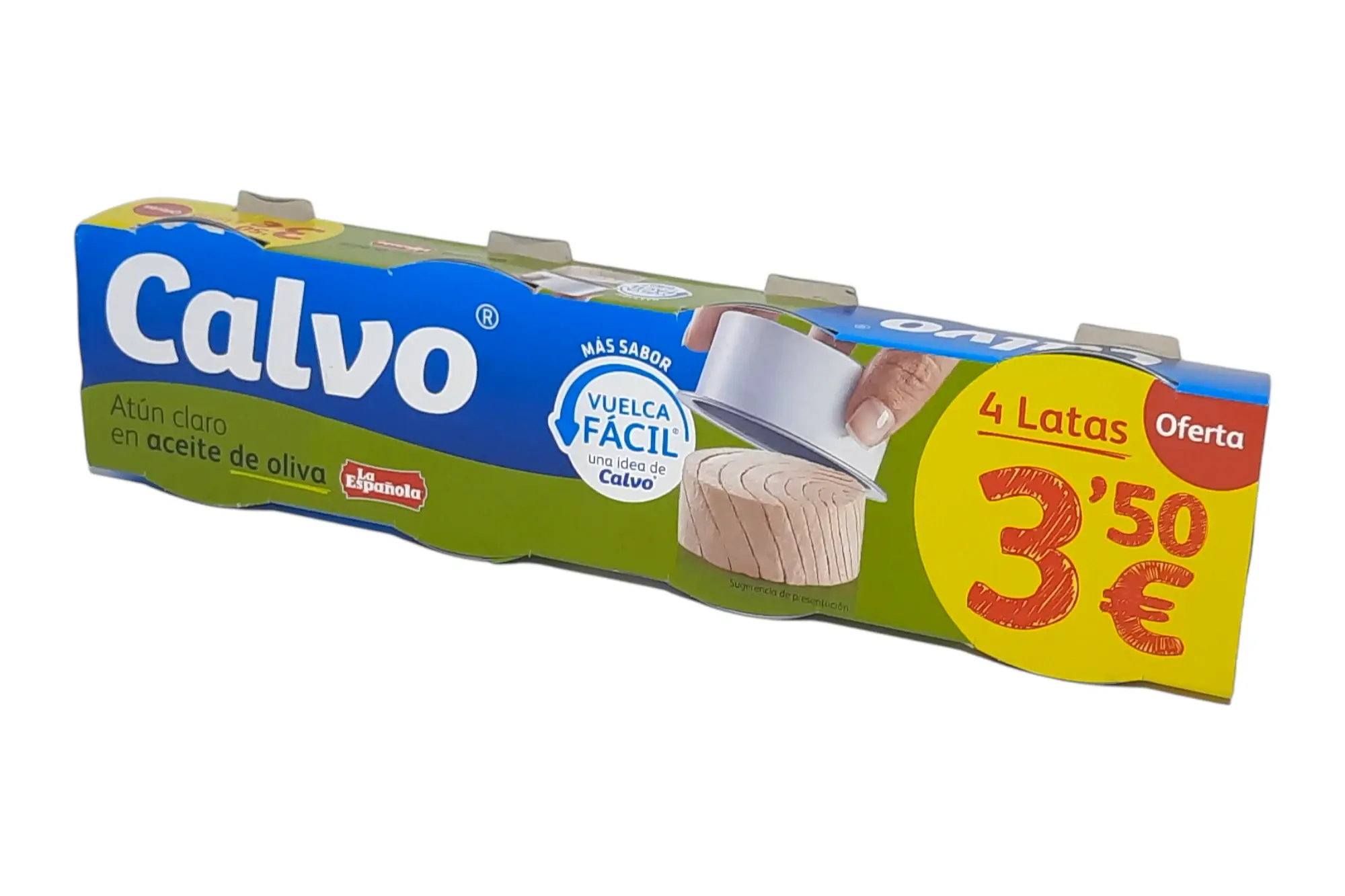 PACK 4 ATUN CLARO CALVO EN ACEITE DE OLIVA