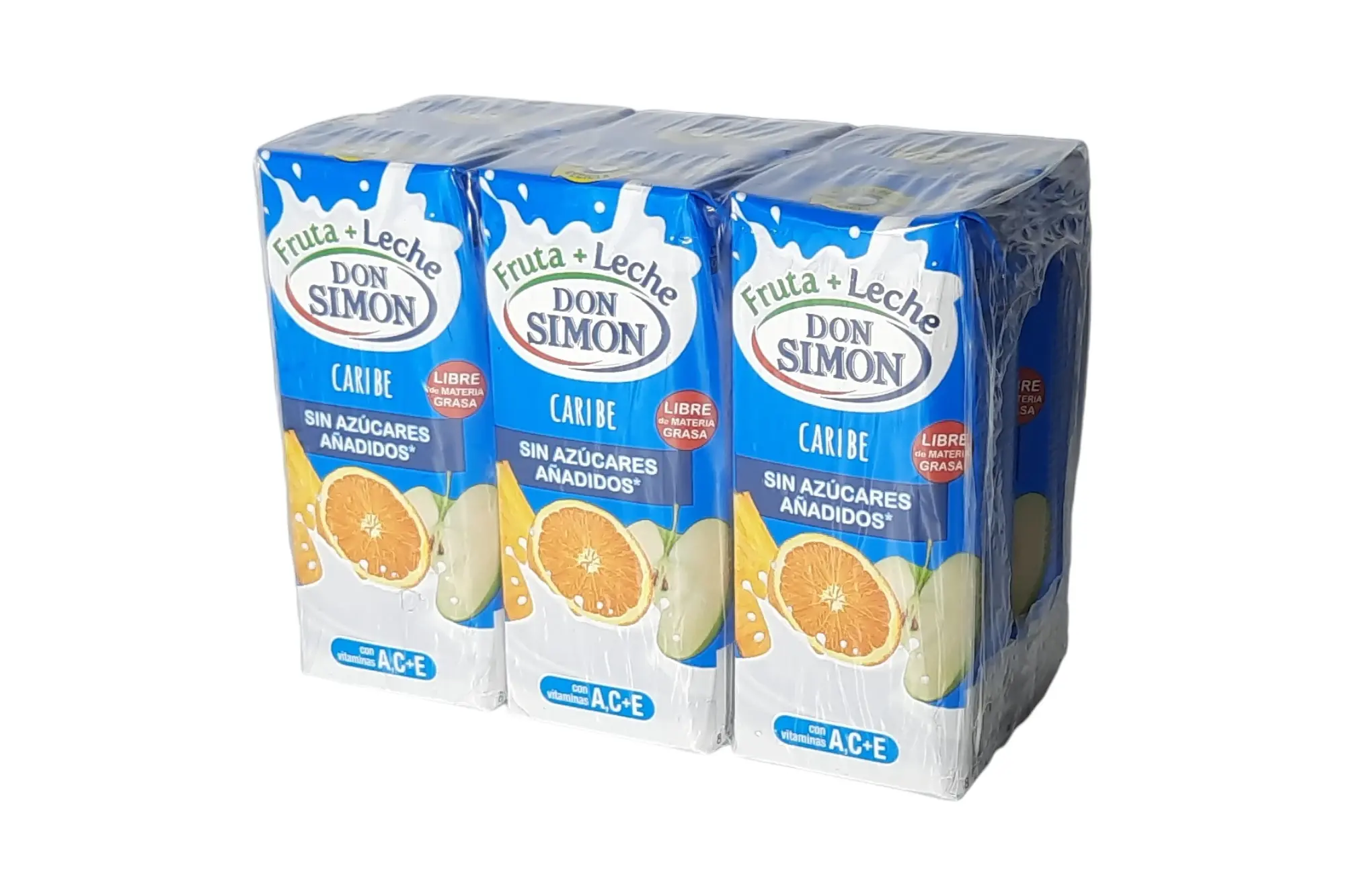 PACK 6 FRUTA + LECHE CARIBE DON SIMON 20 CL