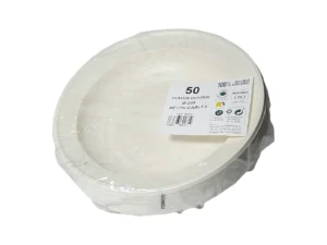 PAQUETE 50 PLATOS HONDOS 20,5 CM