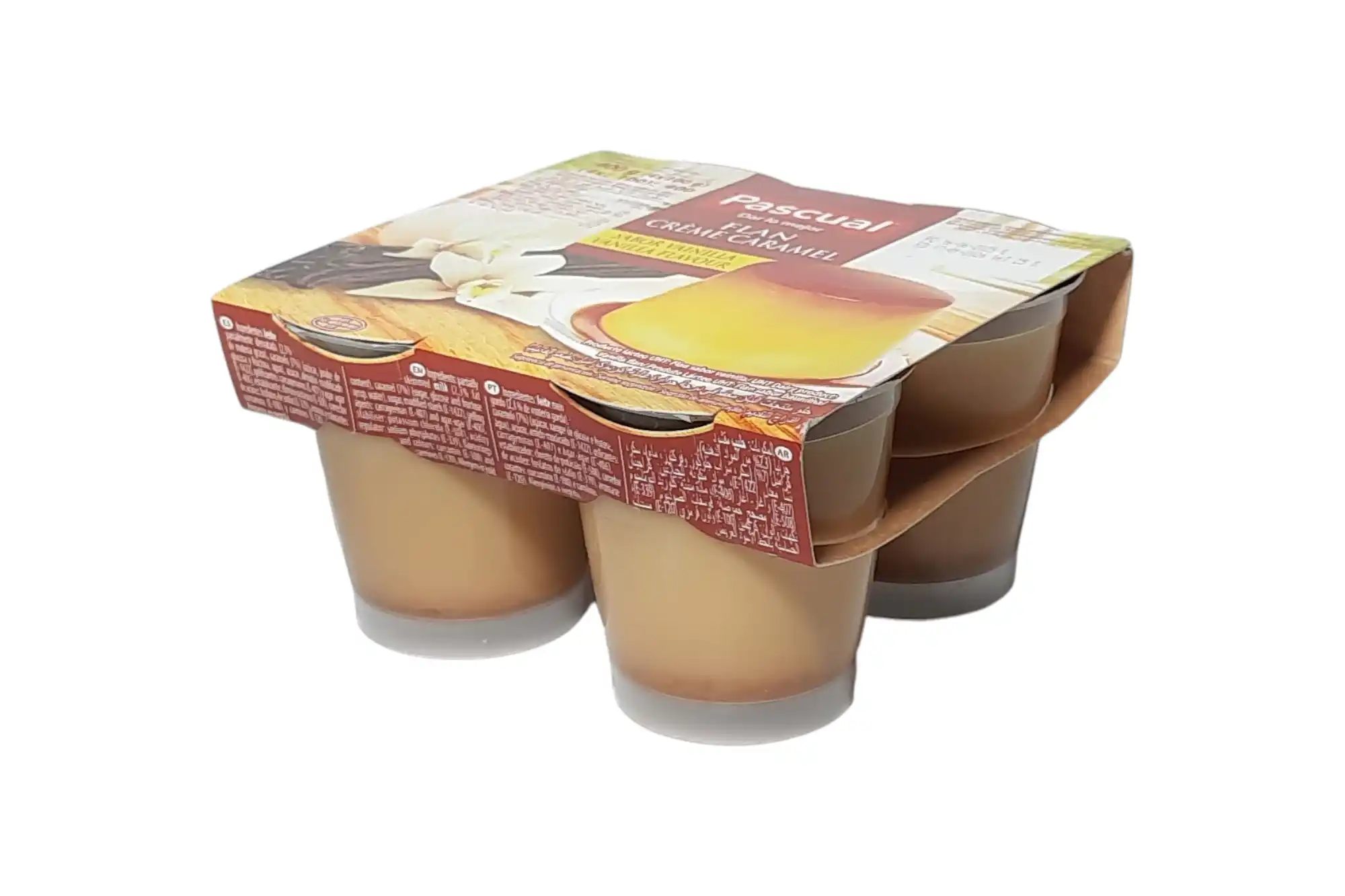 PAQUETE FLAN DE VAINILLA PASCUAL 4 UNIDADES