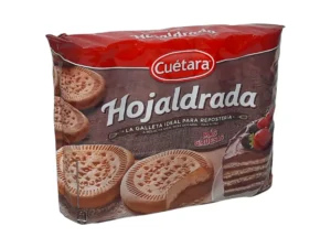 PAQUETE GALLETA CUETARA HOJALDRADA 600GR