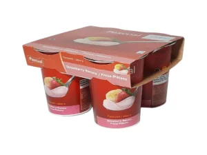 PAQUETE YOGUR FRESA PLATANO PASCUAL 4 UNIDADES