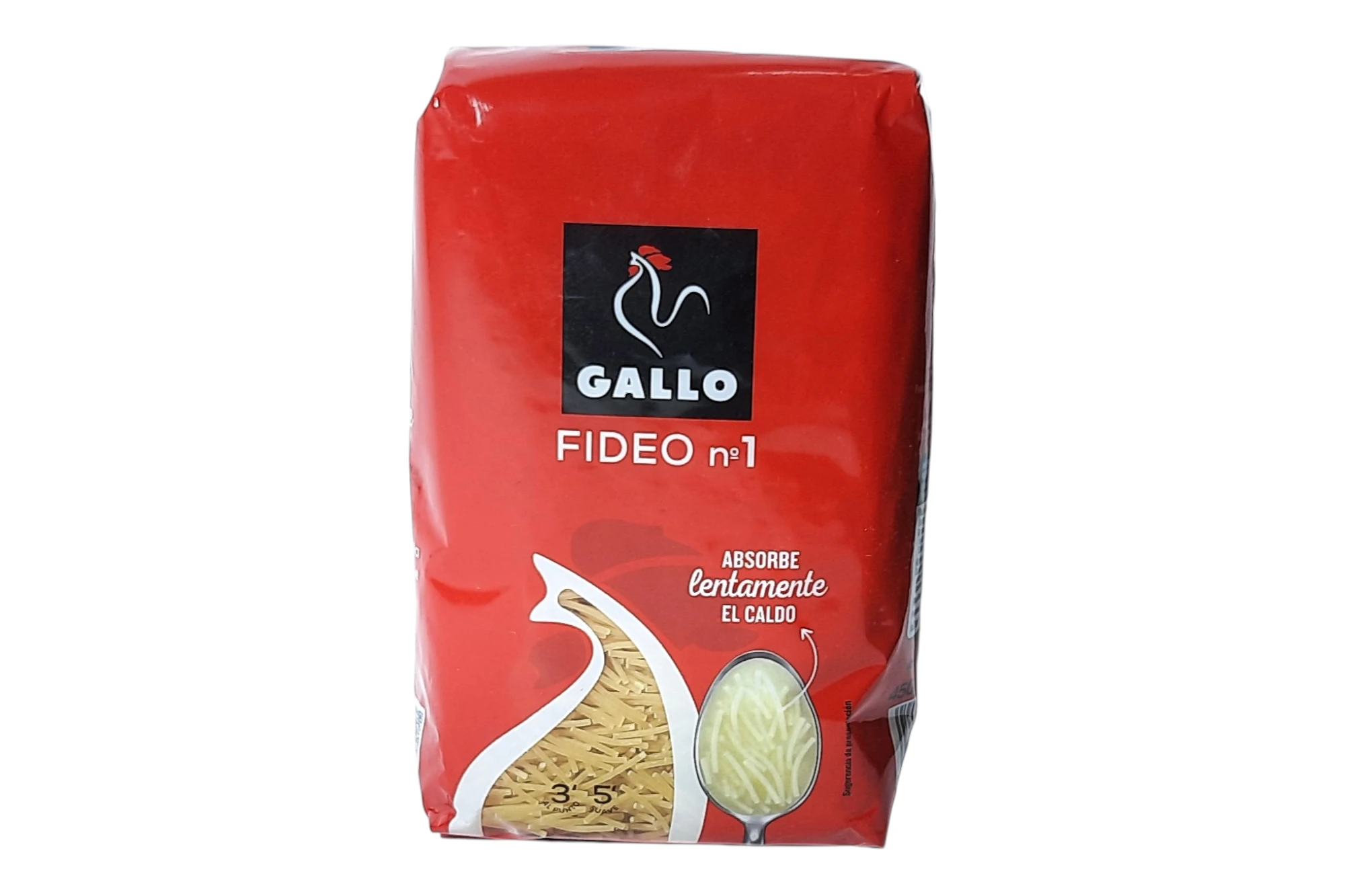 PASTAS GALLO FIDEO N1 450GR