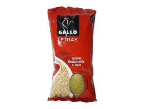 PASTAS GALLO LETRAS 250GR