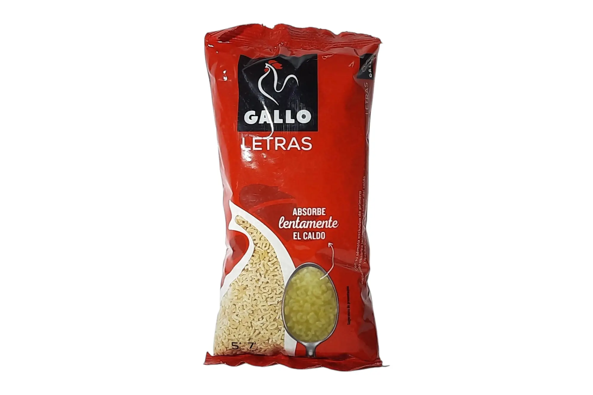 PASTAS GALLO LETRAS 250GR