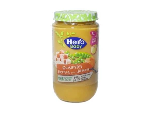 POTITO HERO GUISANTES TIERNOS CON JAMON 235 GR