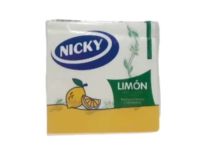 SERVILLETA 33X33 NICKY LIMON 65 UNIDADES