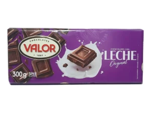 TABLETA CHOCOLATE VALOR CON LECHE 300 GR