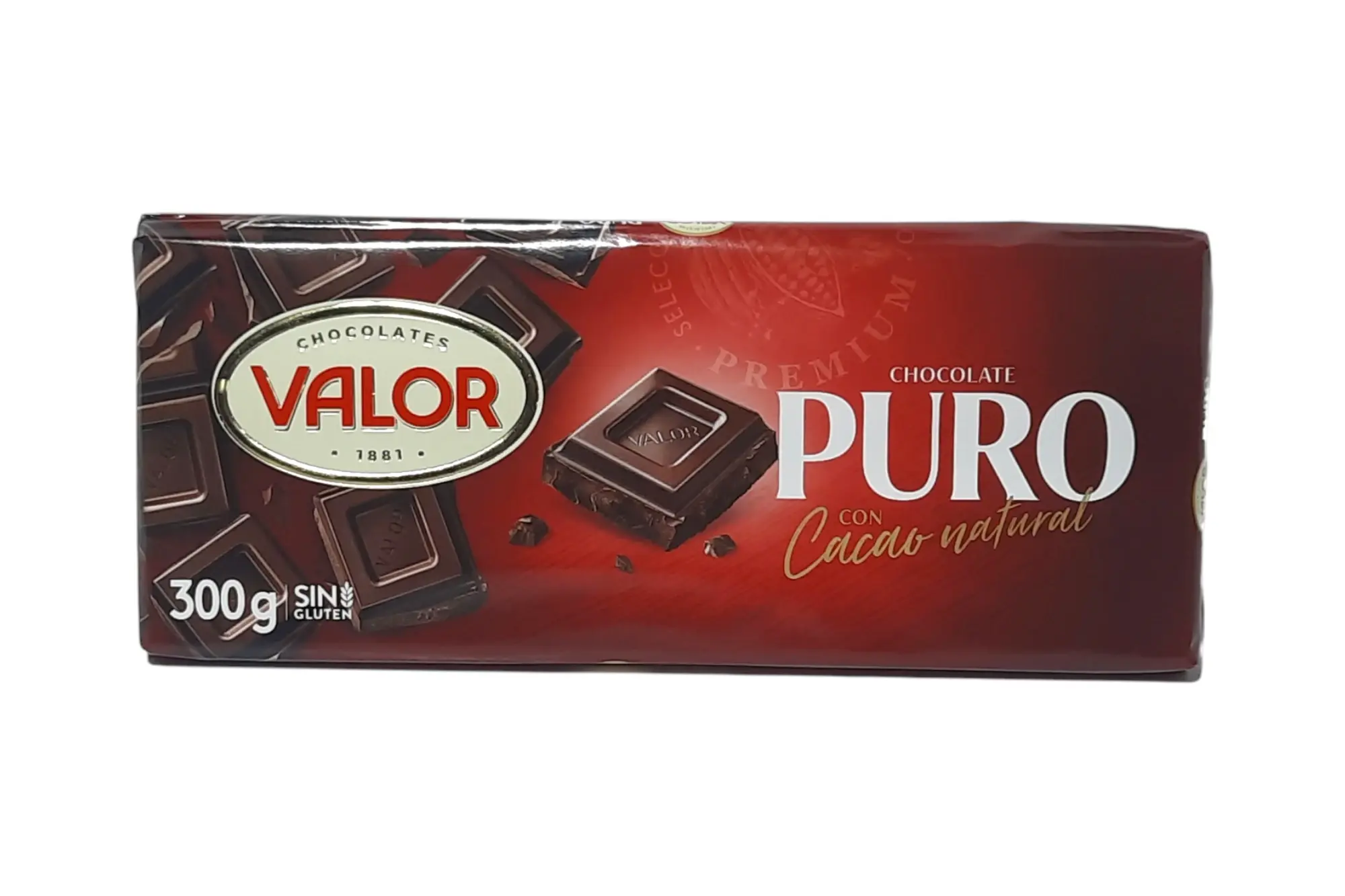 TABLETA CHOCOLATE VALOR PURO 300 GR