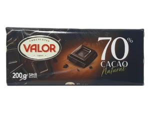 TABLETA CHOCOLATE VALOR PURO 70_ 200 GR