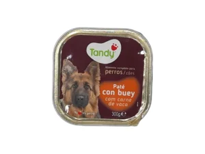 TARRINA PATE DE BUEY PARA PERROS 300 GR