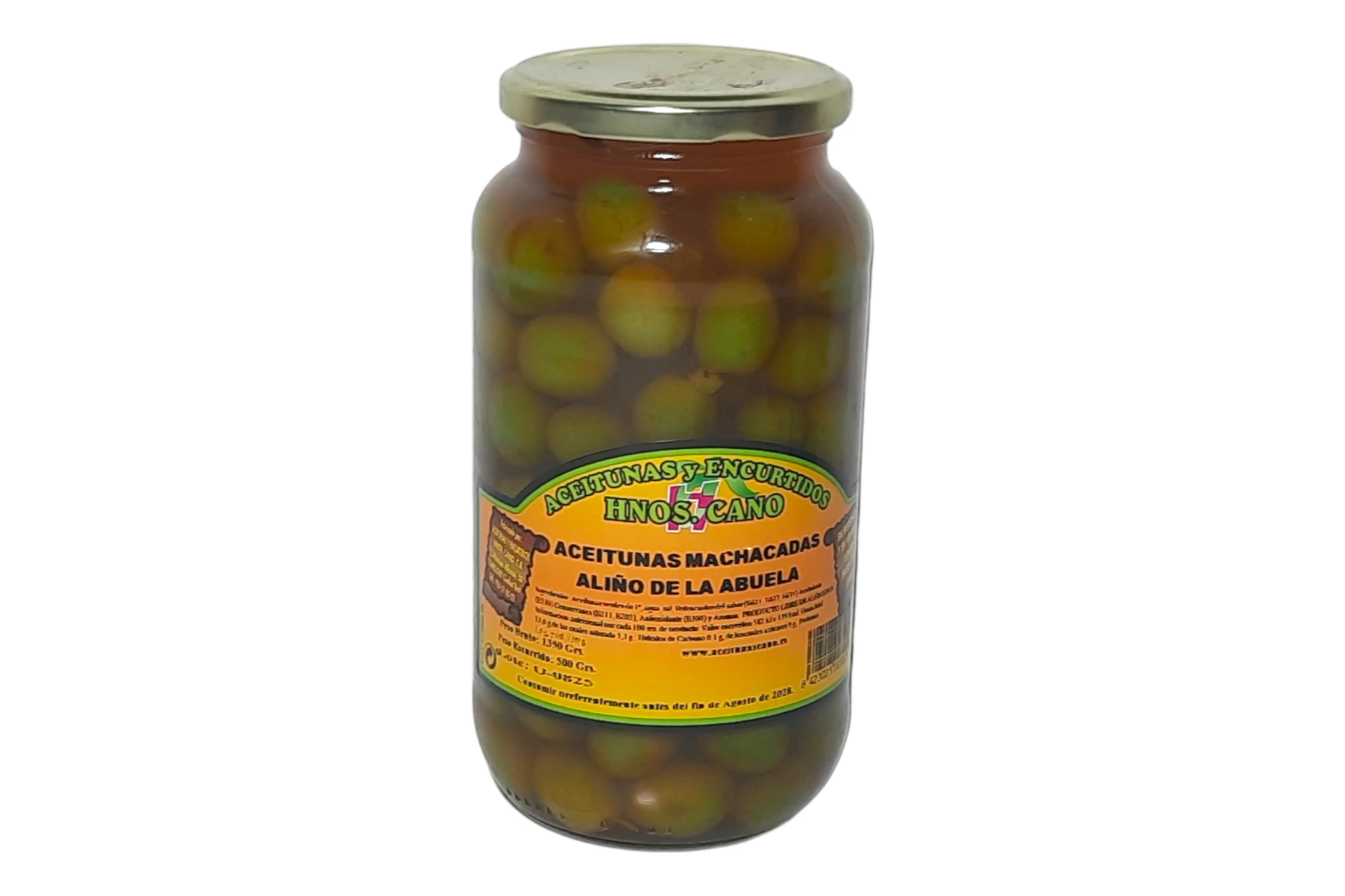 TARRO ACEITUNAS RECETA DE LA ABUELA CANO 500 GR